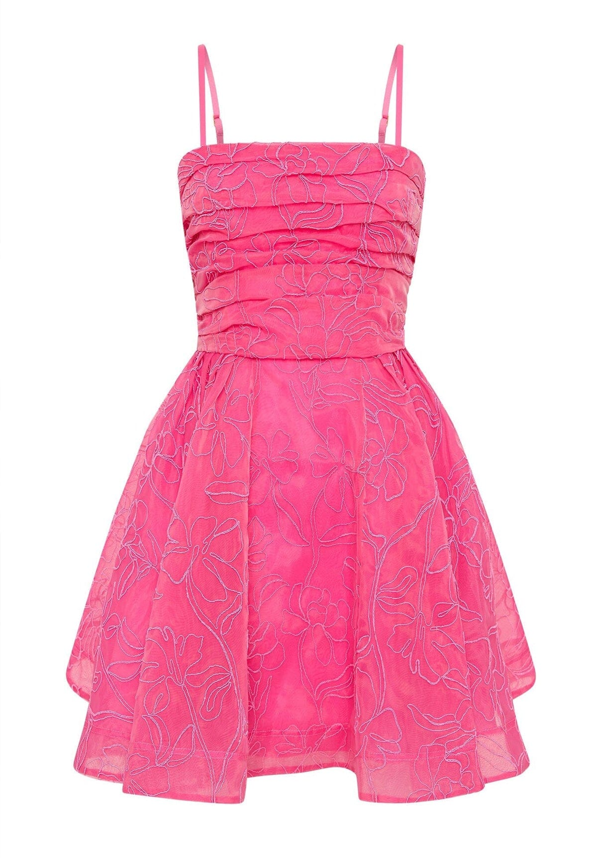 Evangeline Cornelli Mini Dress - Pink Clothing Aje 