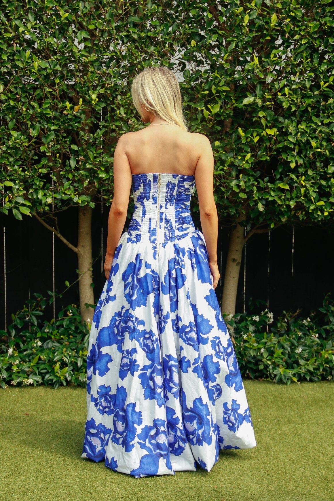 aje behold maxi dress Rent or Hire | Behold Maxi Dress Cobalt "Aje" - Oh Rent Me