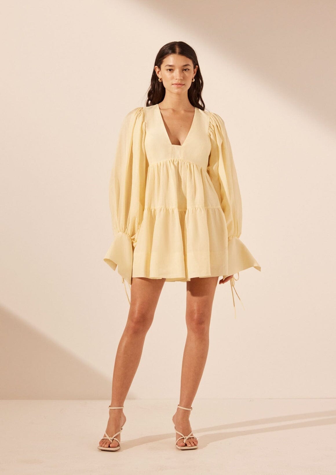 Rent or Hire | Limon - Long Sleeve Mini Dress "Shona Joy" | Oh Rent Me Rent or Hire | Limon - Long Sleeve Mini Dress "Shona Joy" | Oh Rent Me