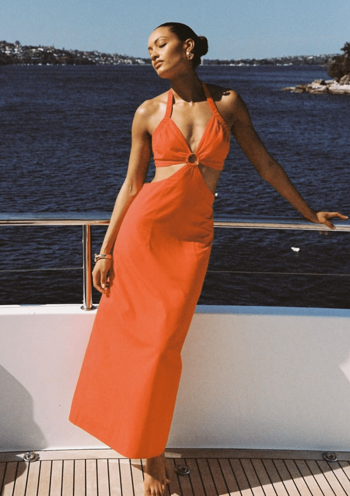 Rent or Hire Romeo Ring Maxi Dress Red