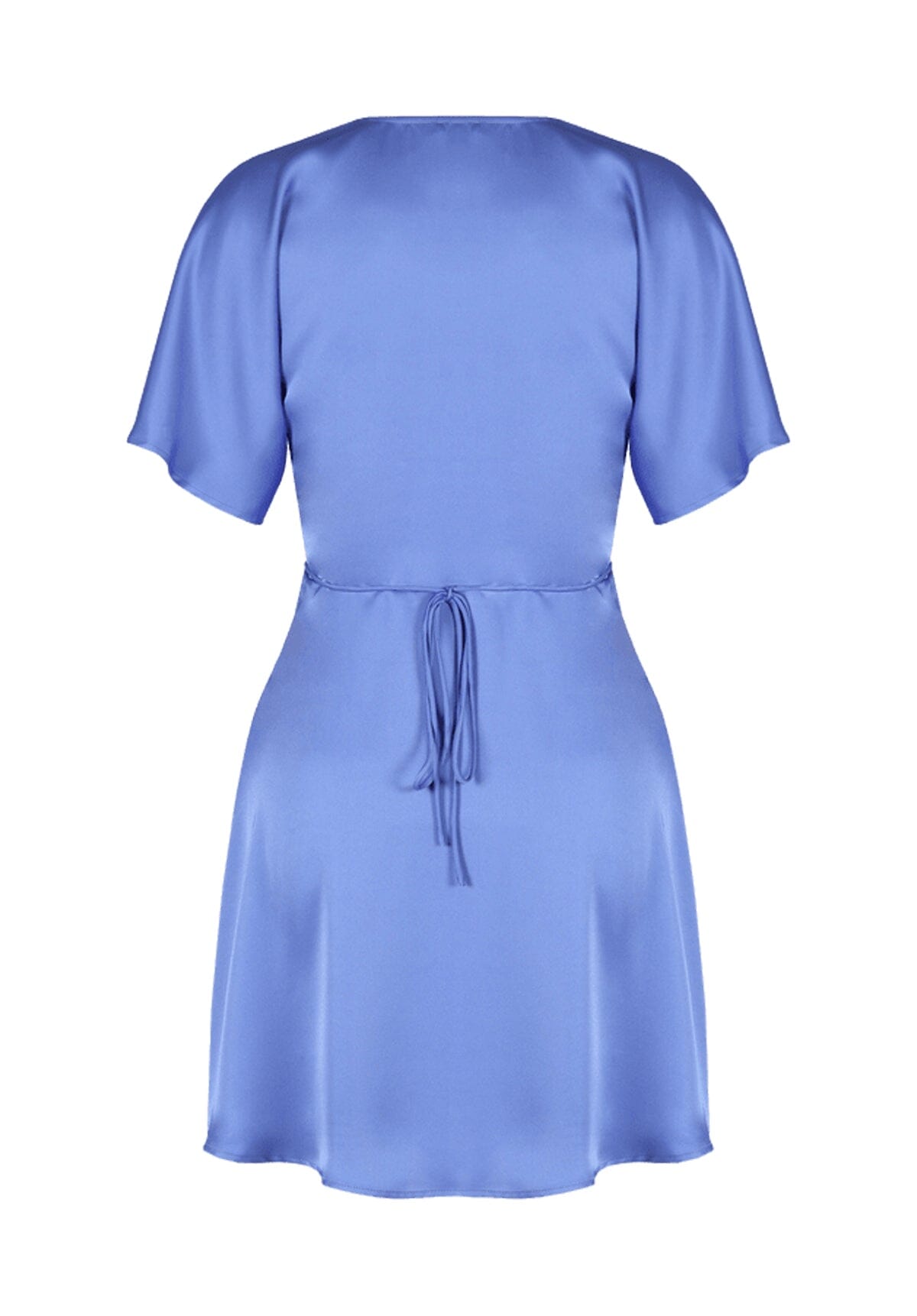 Bettina Satin Minidress - BLUE Clothing RUBY 