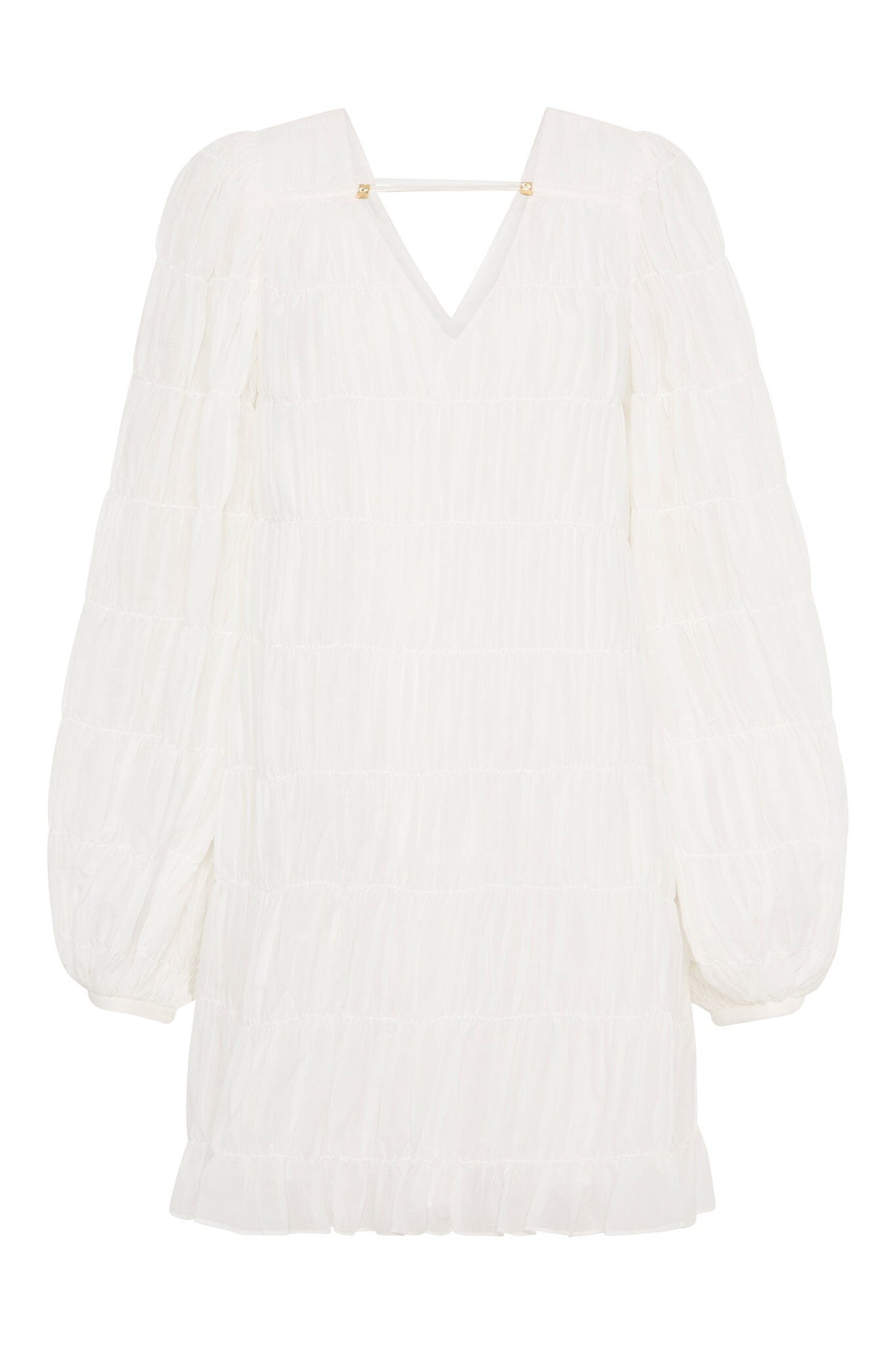 evelina ruched mini dress Vestido Mini Fruncido Feel The Vibe - Oliva