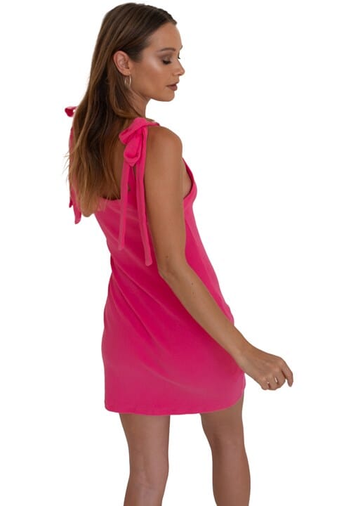 Mini Marsden 2.0 - Barbie Rib (Pink) Dresses Caitlin Crisp 