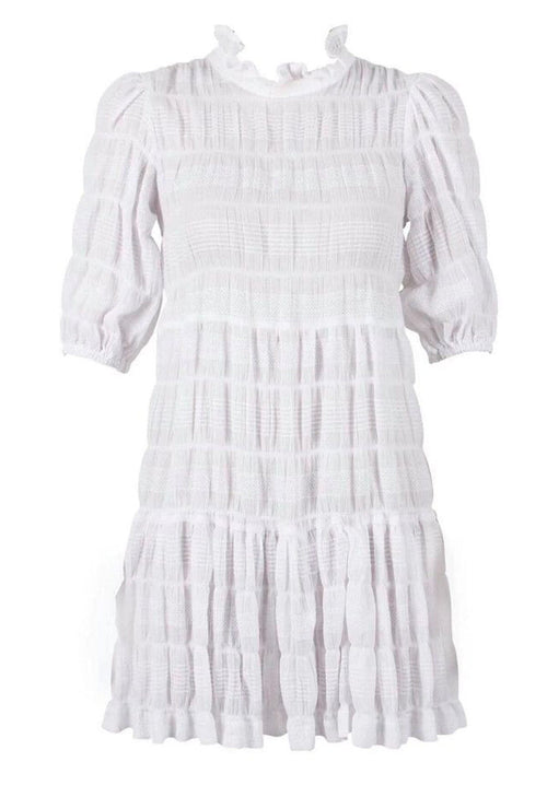 Mirella Mini Dress - White Clothing Ruby 