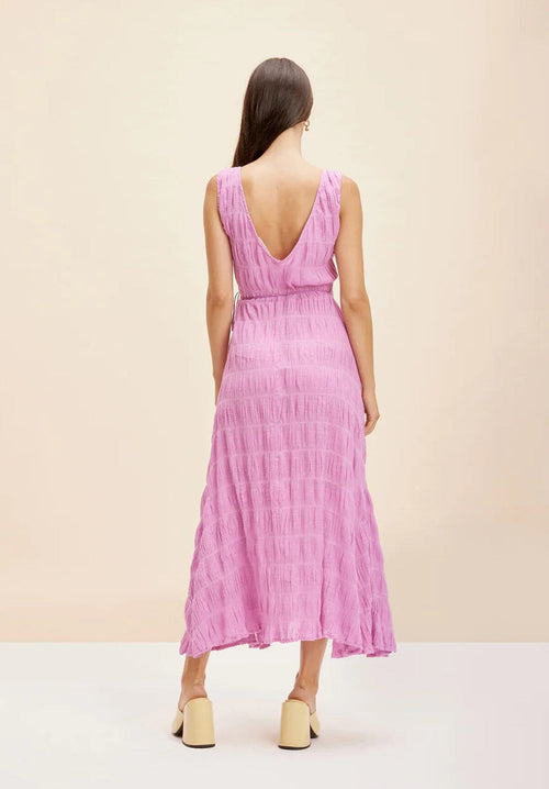 Mirella Sleeveless Wrap Dress - Pink Clothing Ruby 