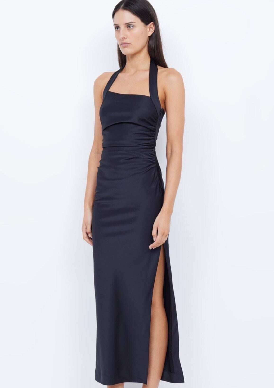 Ula Asym Maxi Dress - Black dresses Bec + Bridge 