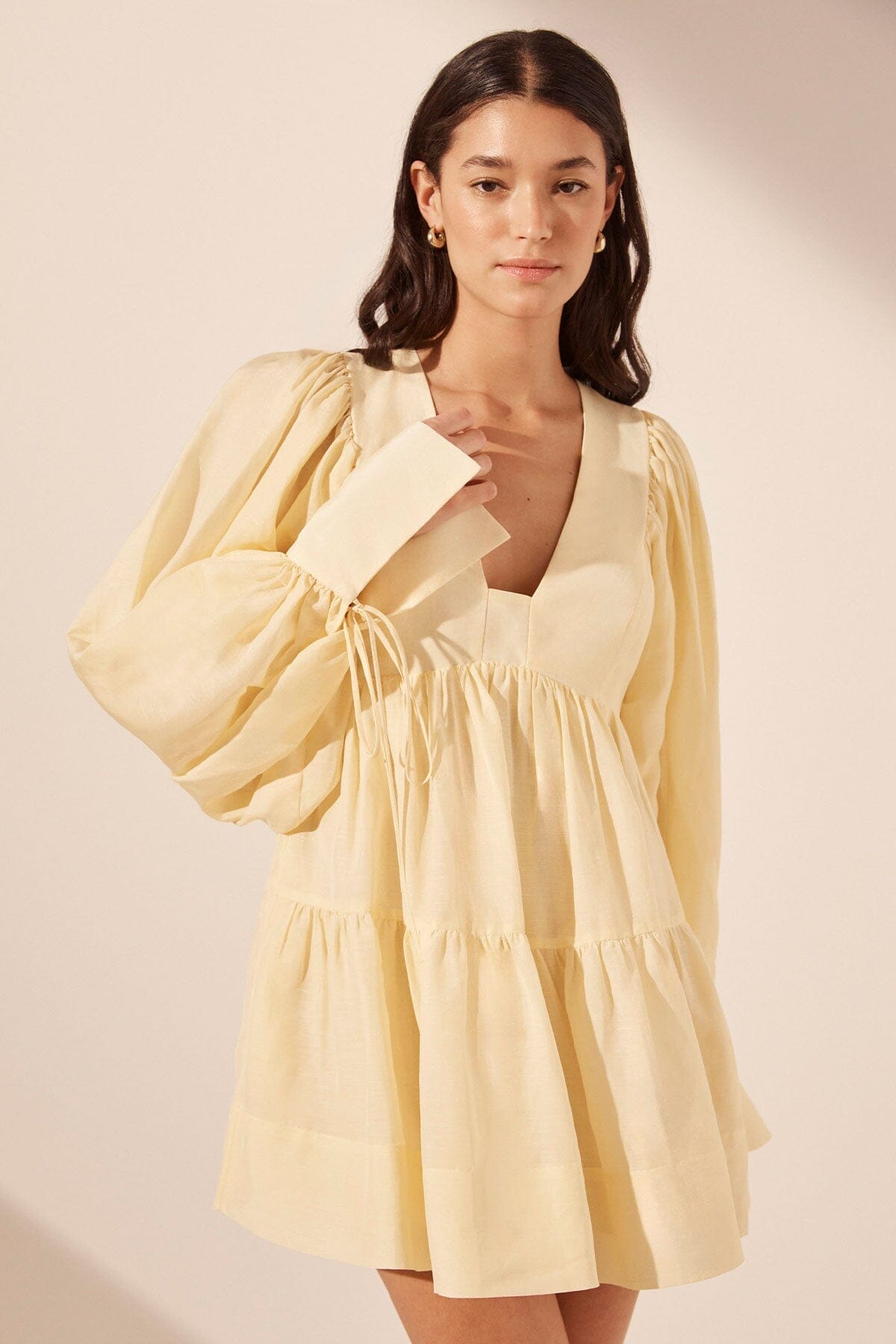 Limon - Long Sleeve Mini Dress Dresses Shona Joy 
