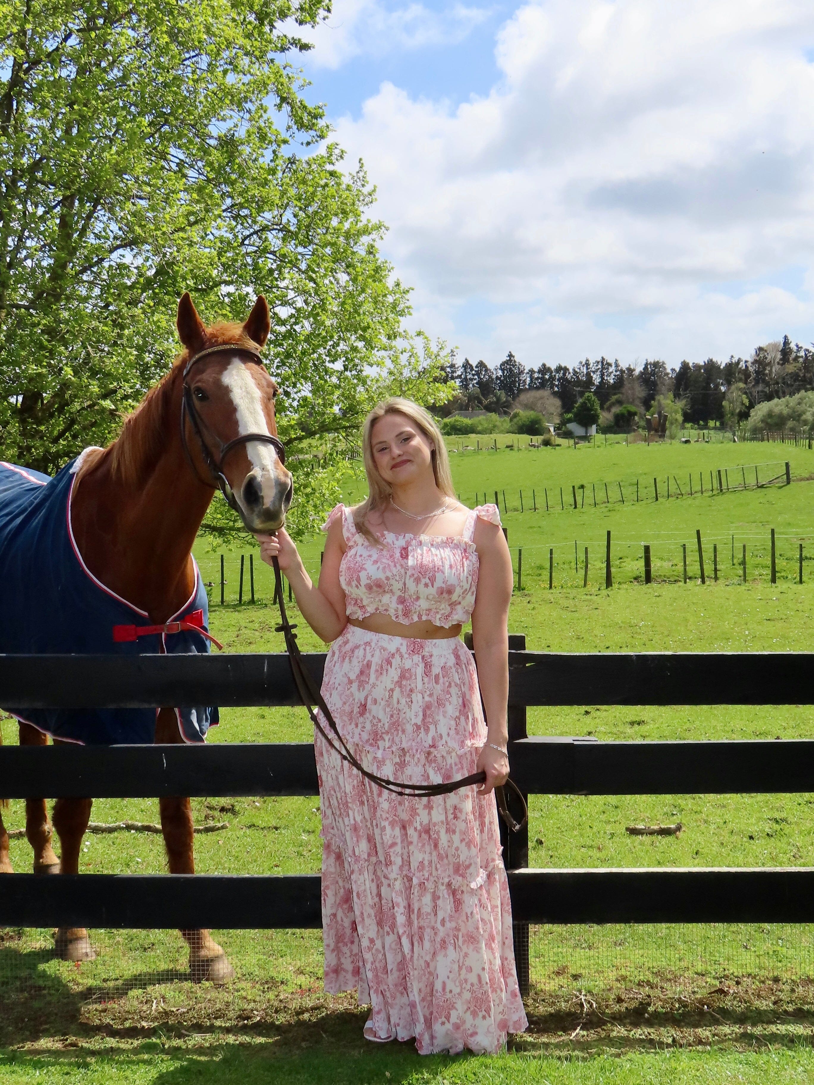 Flora Set - Pink Dresses Rooh Collective 