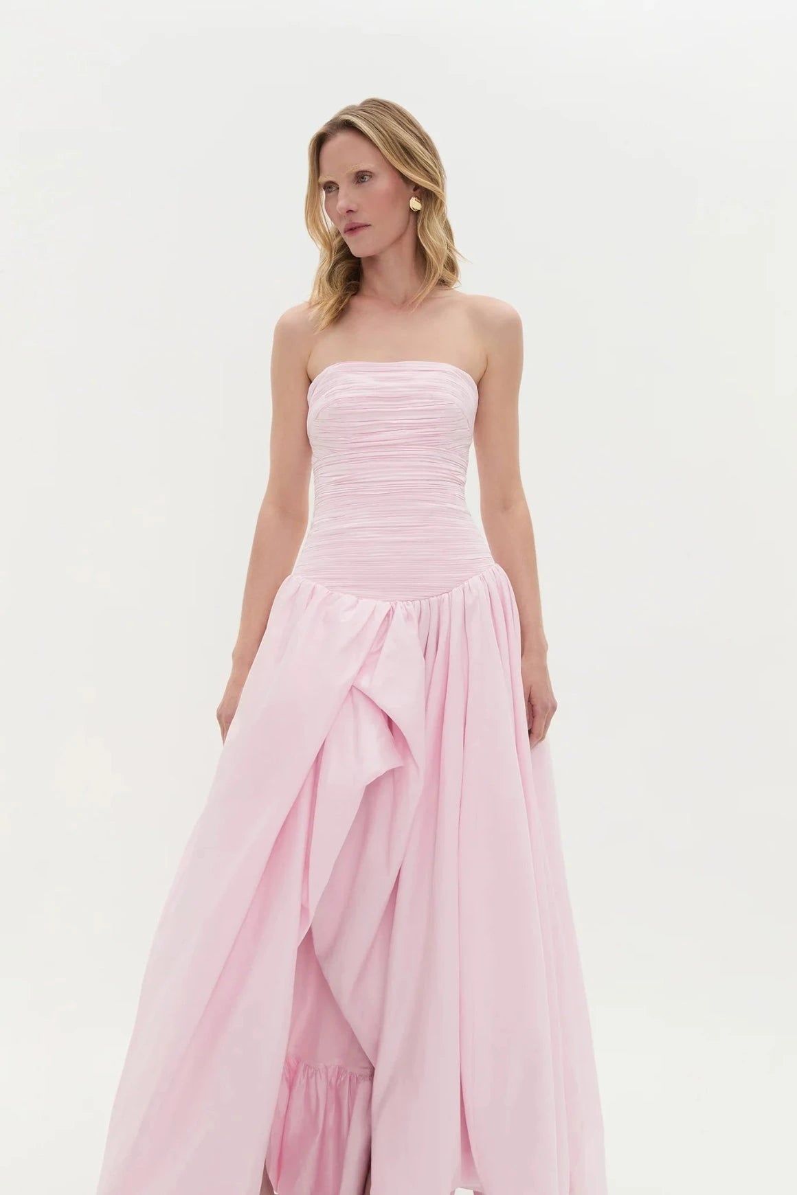 Violette Bubble Hem Maxi - Pastel Pink Aje 