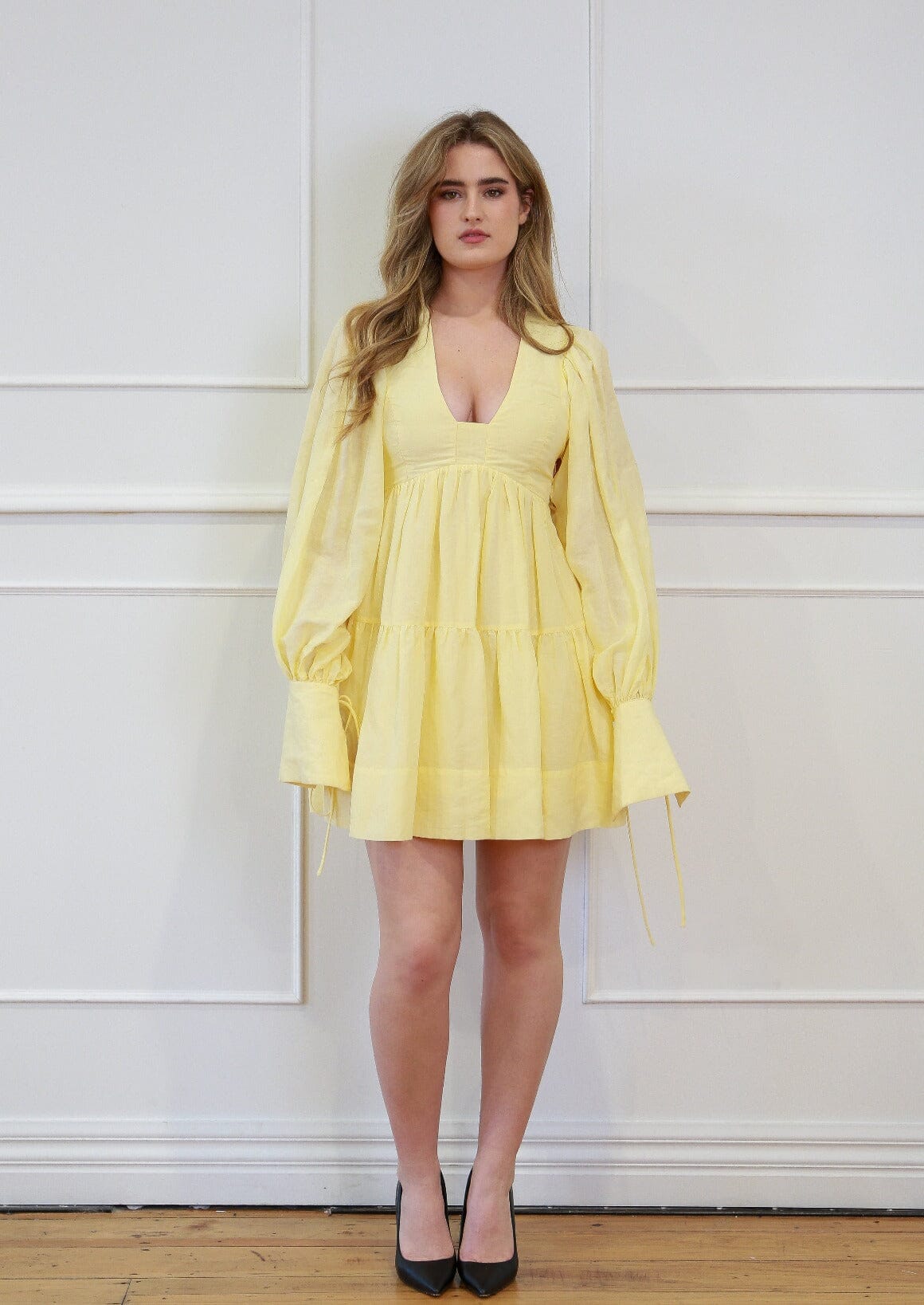 Rent or Hire | Limon - Long Sleeve Mini Dress "Shona Joy" | Oh Rent Me Rent or Hire | Limon - Long Sleeve Mini Dress "Shona Joy" | Oh Rent Me