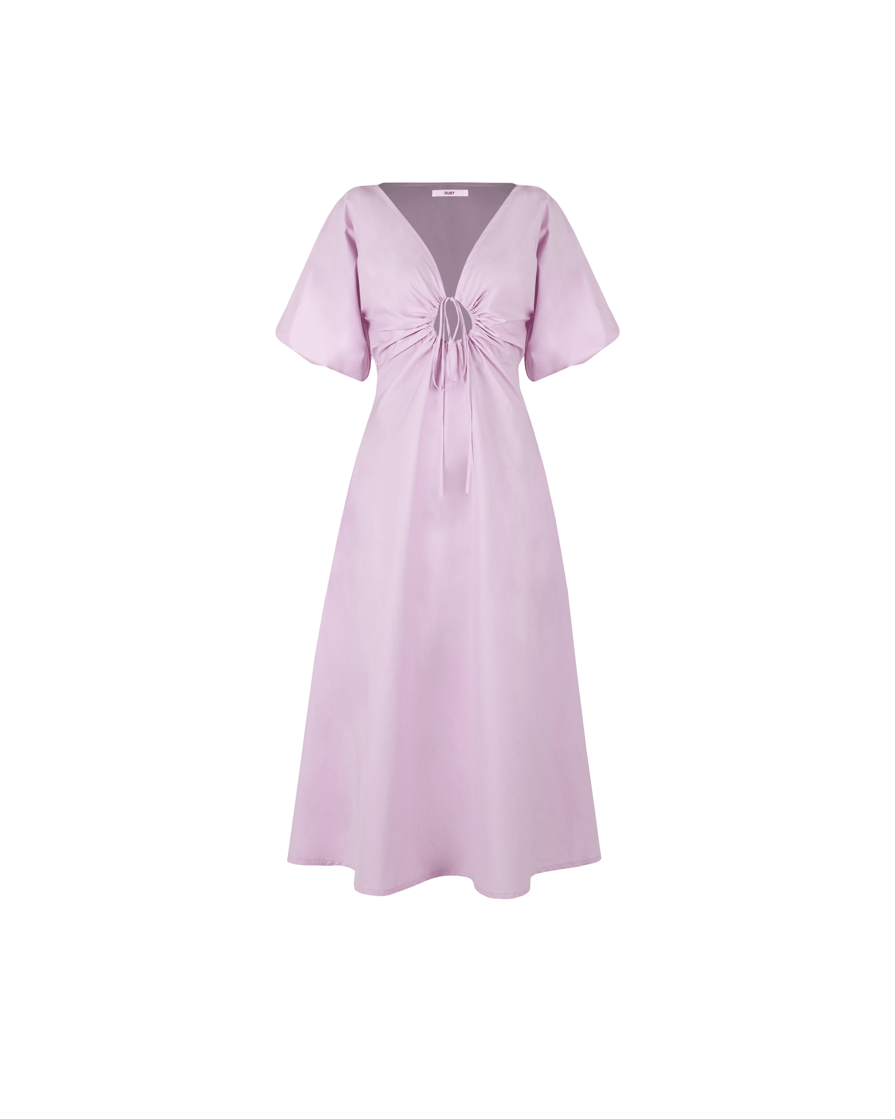 Donovan Tie Dress - Pink Clothing RUBY 