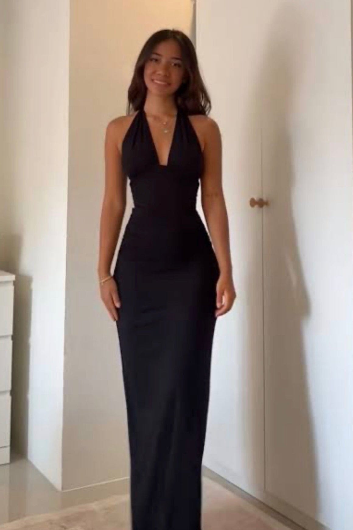 Leni Maxi Dress - Black Clothing Kookai 