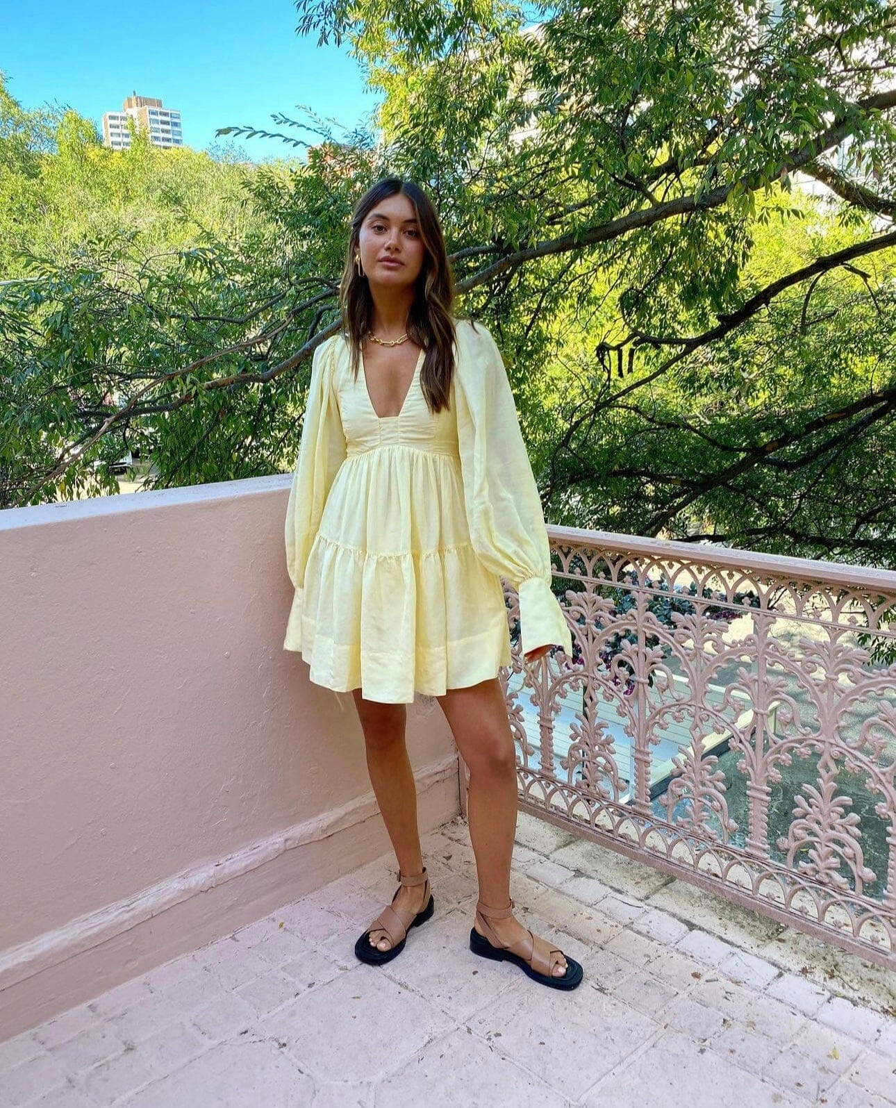 Rent or Hire | Limon - Long Sleeve Mini Dress "Shona Joy" | Oh Rent Me Rent or Hire | Limon - Long Sleeve Mini Dress "Shona Joy" | Oh Rent Me
