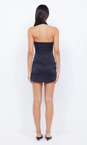 Ula Asym Mini Dress - Black dresses Bec + Bridge 