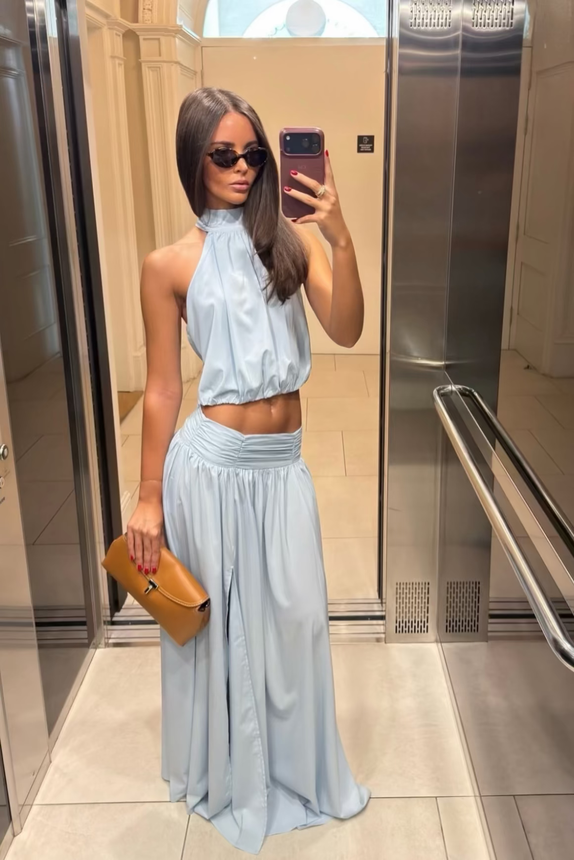 Melanie Set - Blue CLOTHING Showpo 