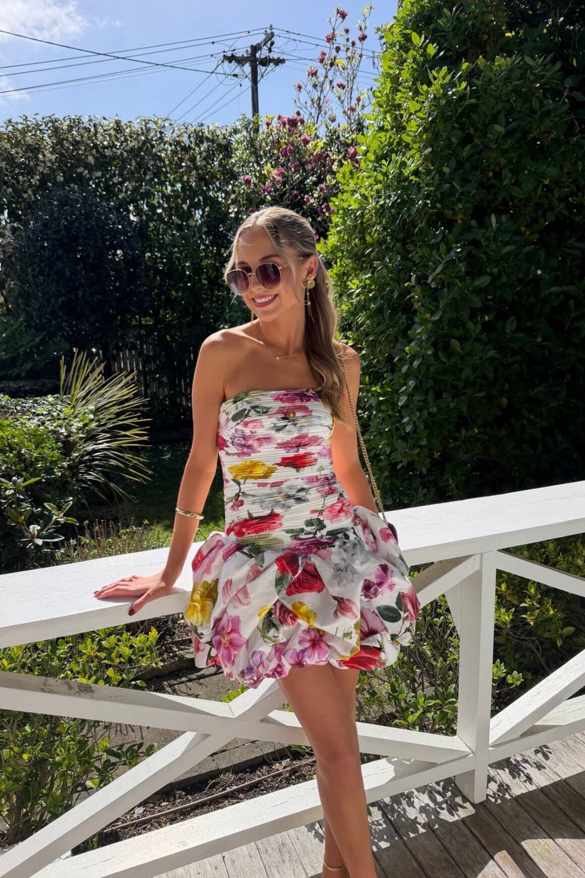 Violette Bubblehem Mini - Collage Floral Clothing Aje 