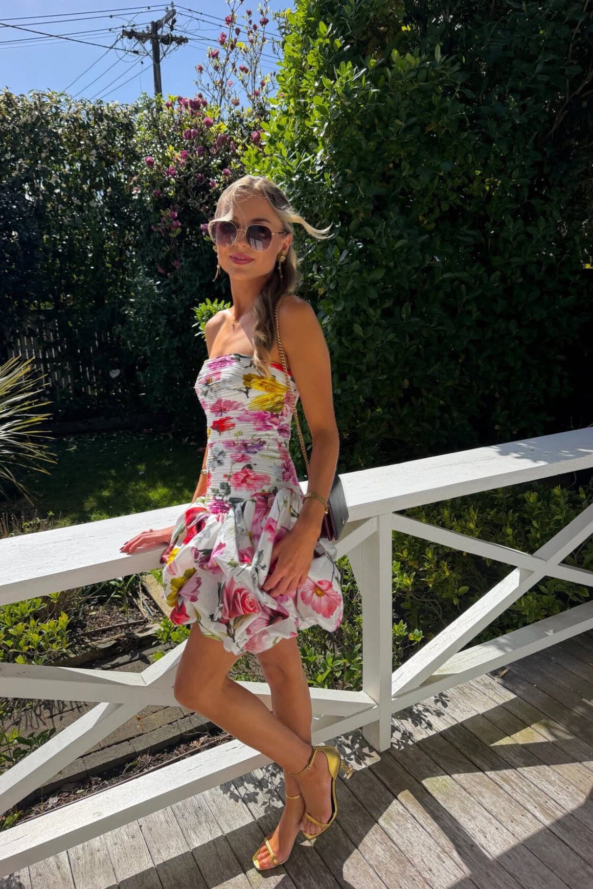 Violette Bubblehem Mini - Collage Floral Clothing Aje 