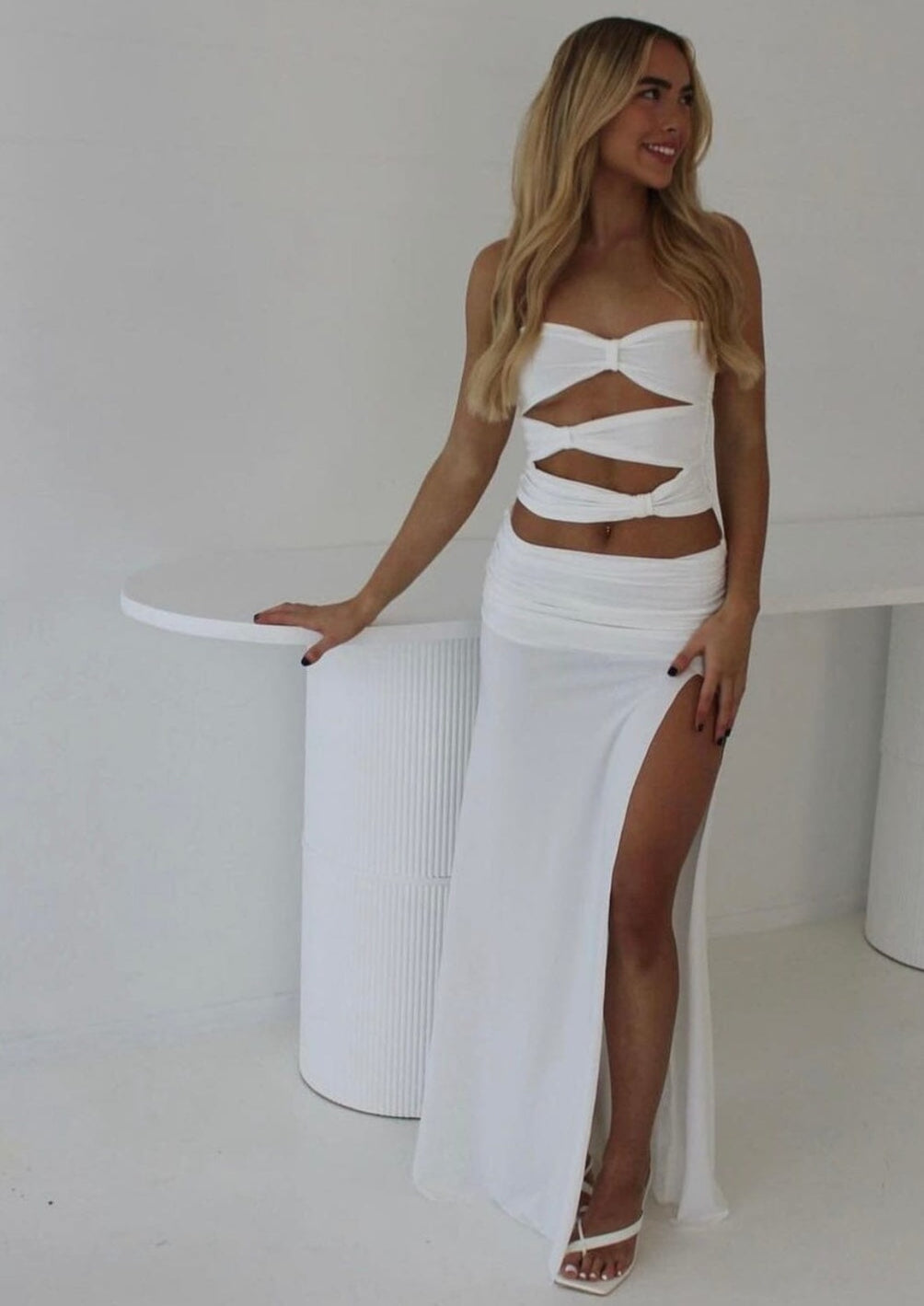 Remi Set - White Dresses Mode Mila 