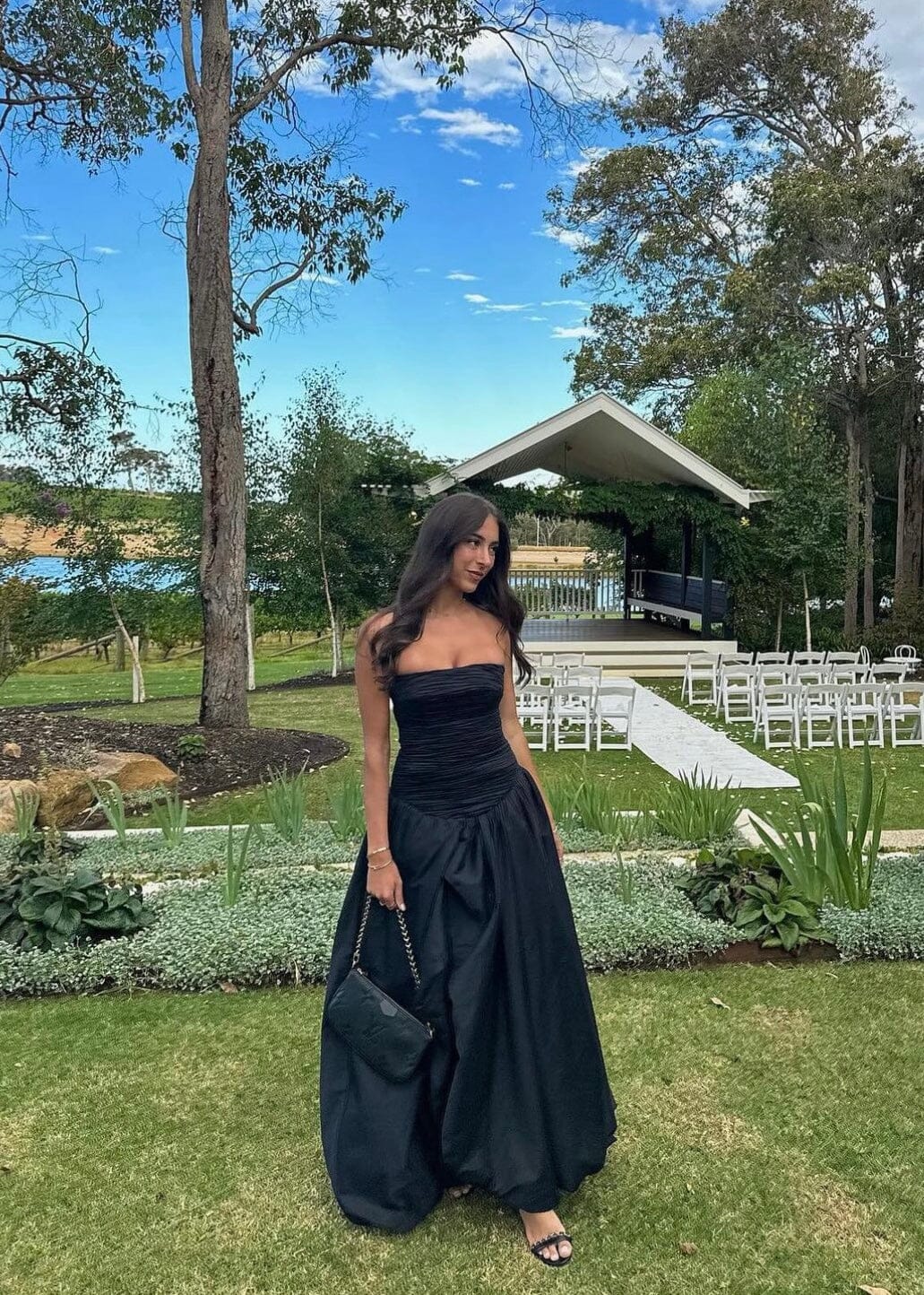 Rent or Hire | Violette Bubble Hem Maxi Dress "Aje" | Oh Rent Me Rent or Hire | Violette Bubble Hem Maxi Dress "Aje" | Oh Rent Me