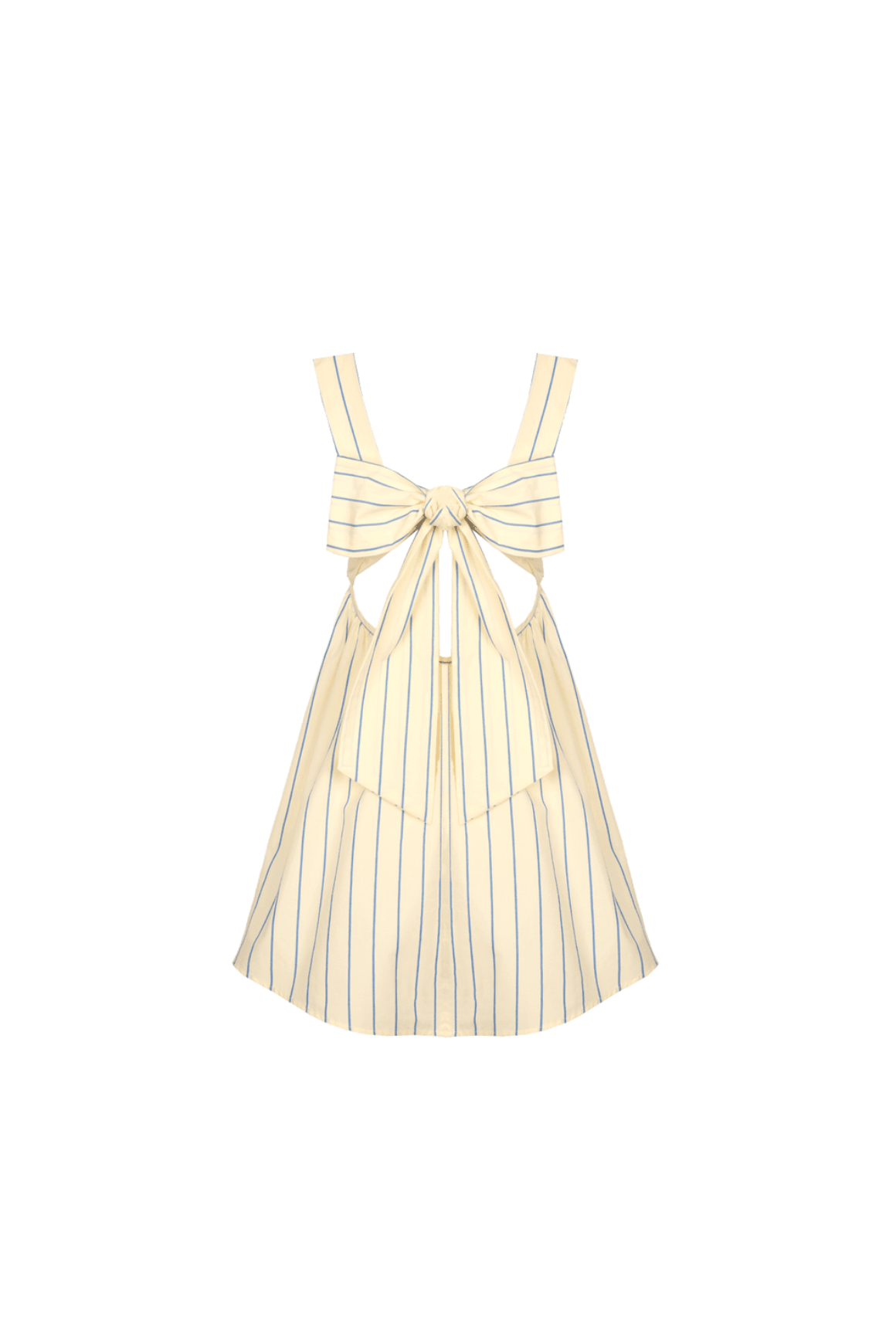 Margie Tie Back - Yellow with Blue Stripe Clothing Ruby 