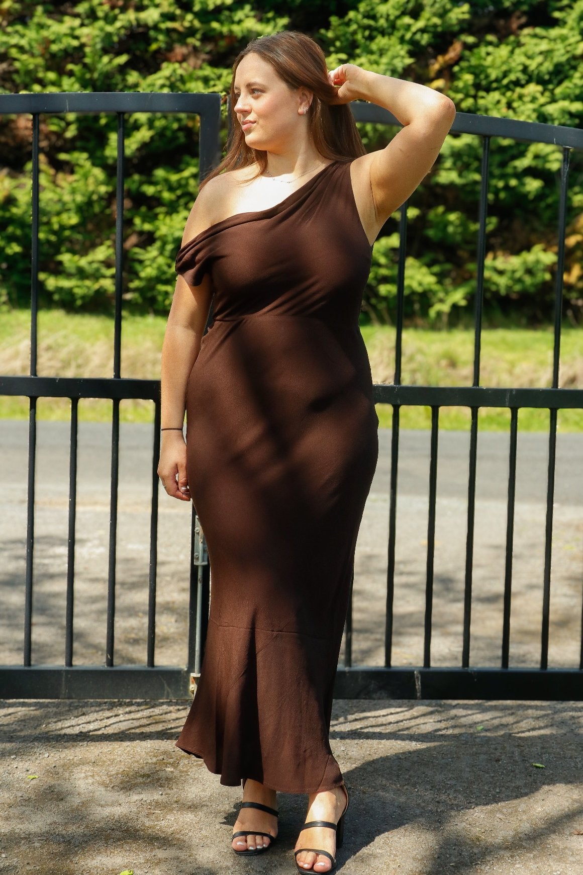 Melon Maxi Dress - Kalamata (Brown) Clothing Ruby 