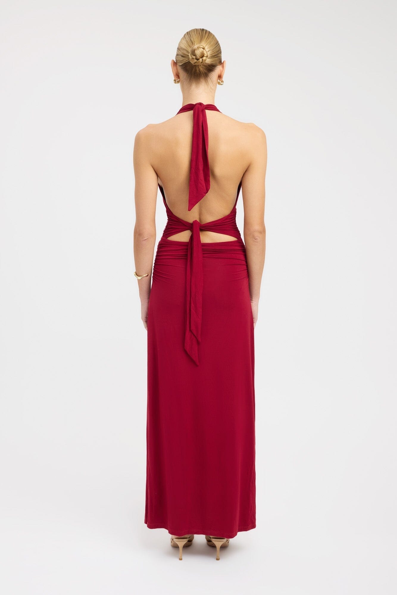 Leni Maxi Dress Wine CLOTHING Kookai 