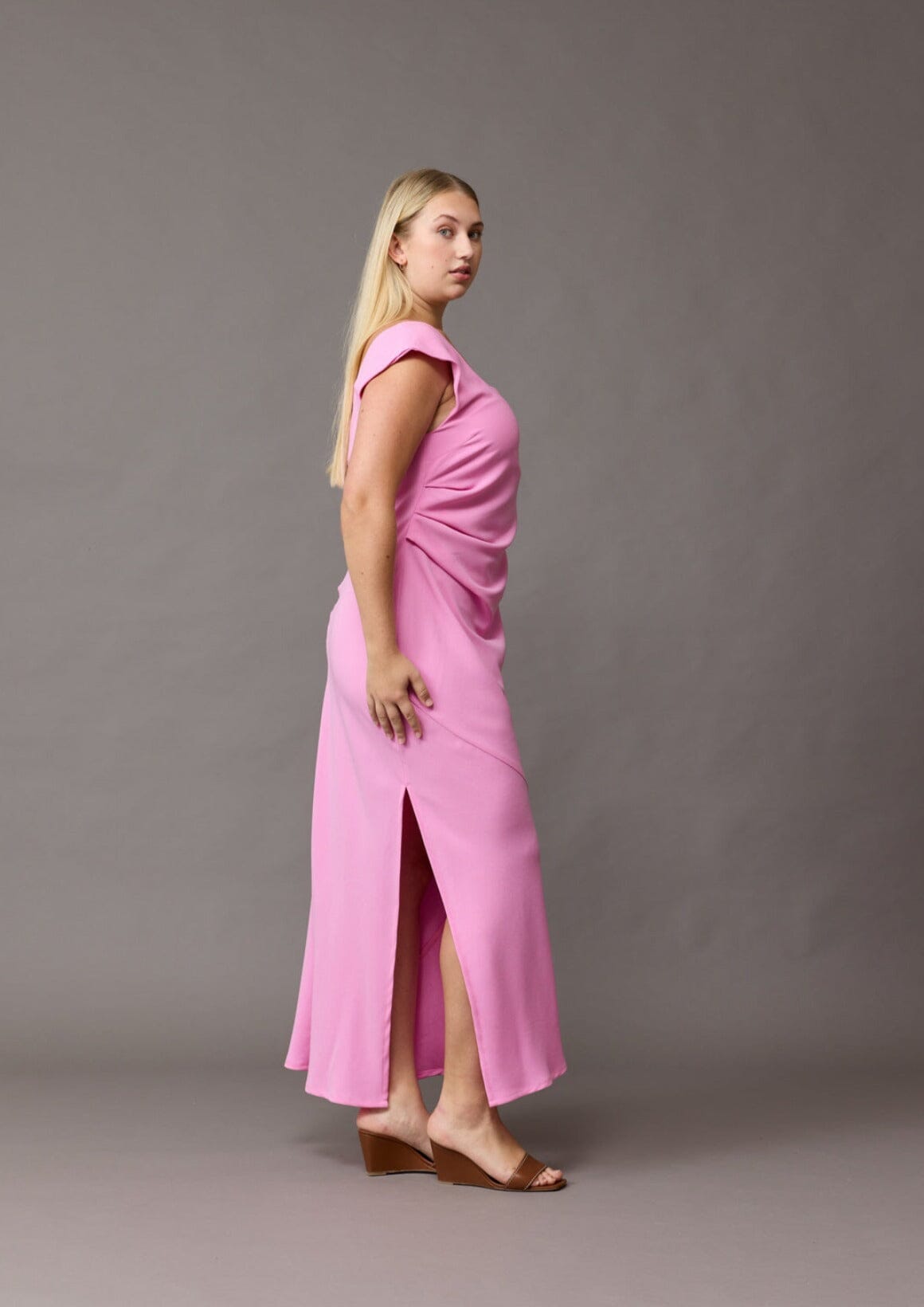 Cameron Dress - Pink Clothing Ruby 