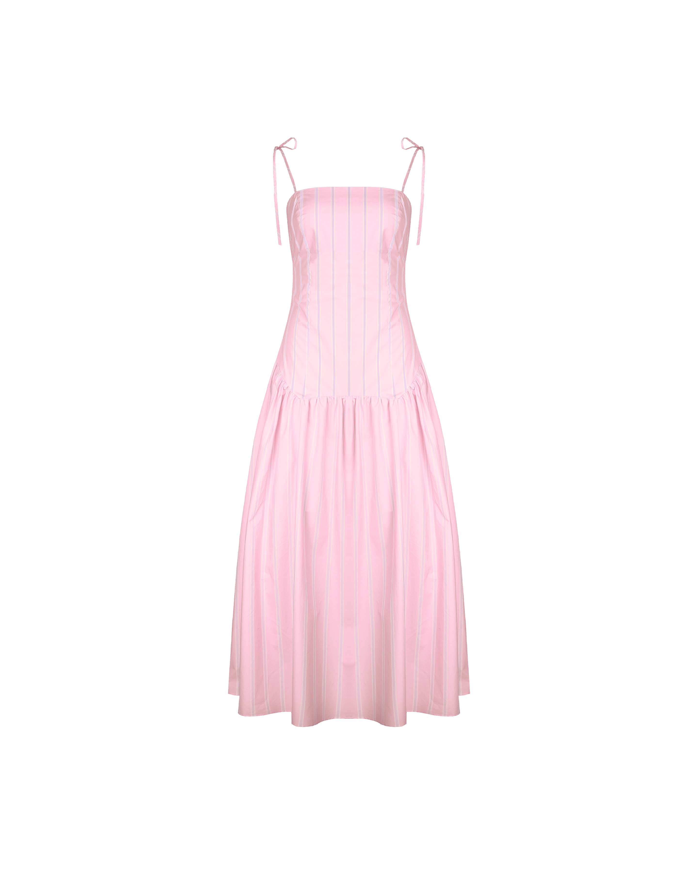Trulli Maxi Dress - Pink Gingham Clothing Ruby 