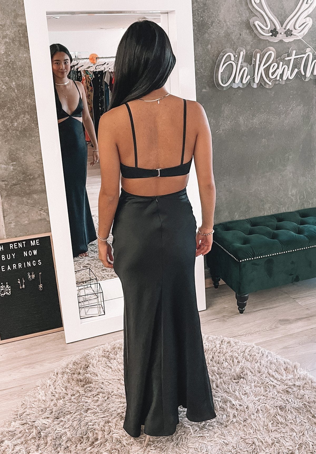 Veronique Cut-out Maxi Dress - Black Clothing Bec and Bridge 