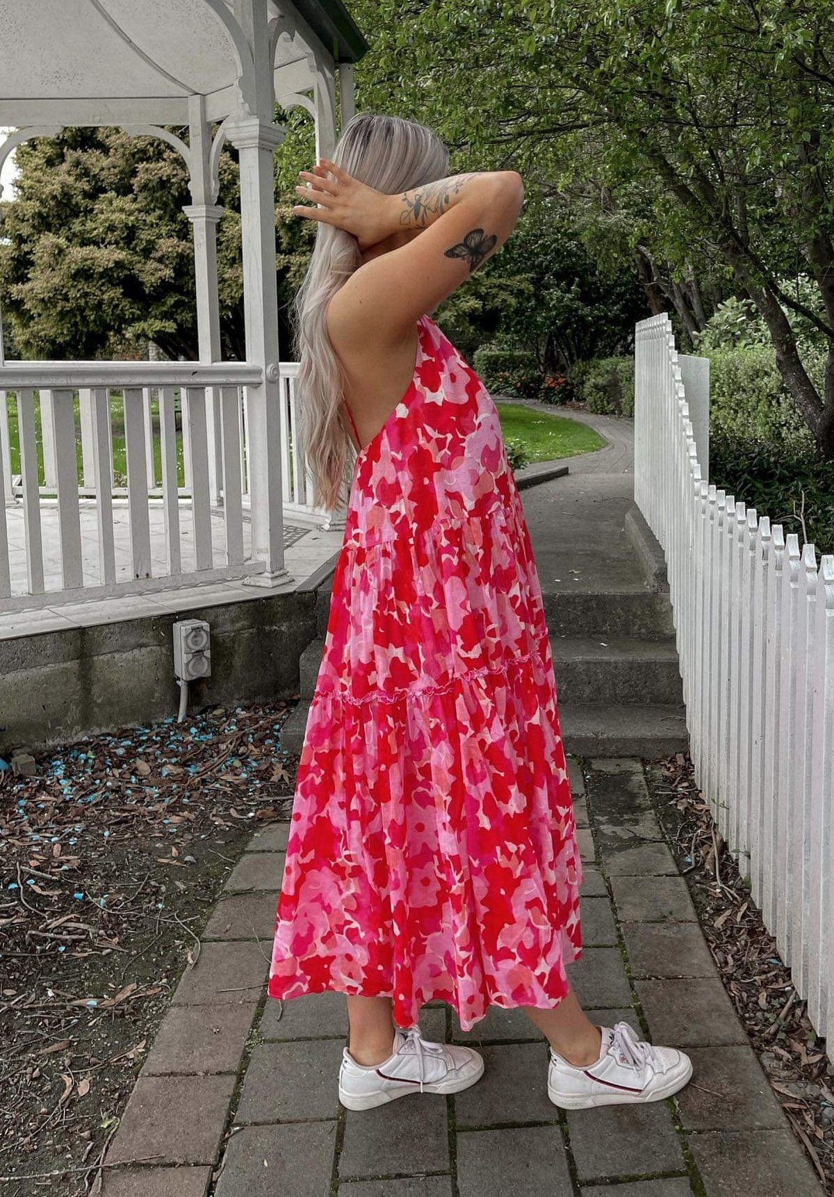 Arya Dress - Camellia Clothing Steele 