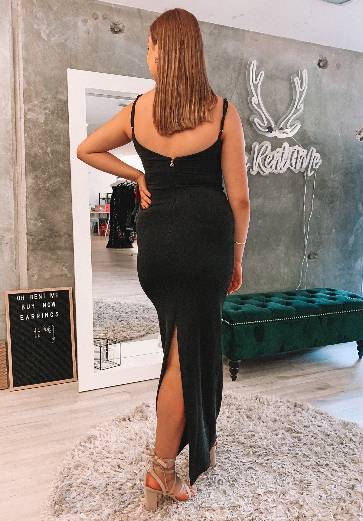 Bailey Gown - Black Clothing Nookie 