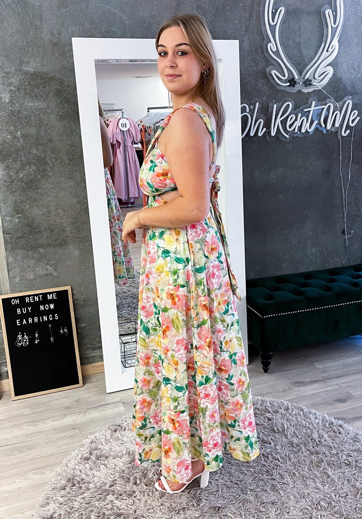 Bonnie Cross-Back Dress - Garden Clothing RUBY 