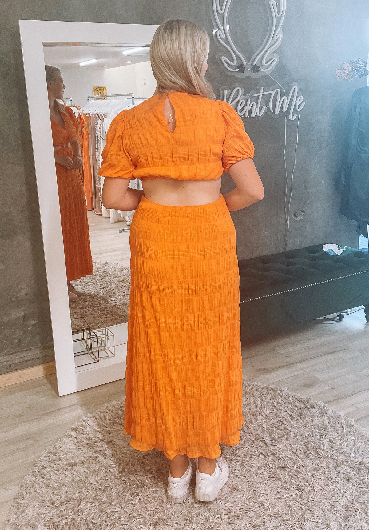 Breeze Dress - Tangerine Clothing Ivy + Jack 