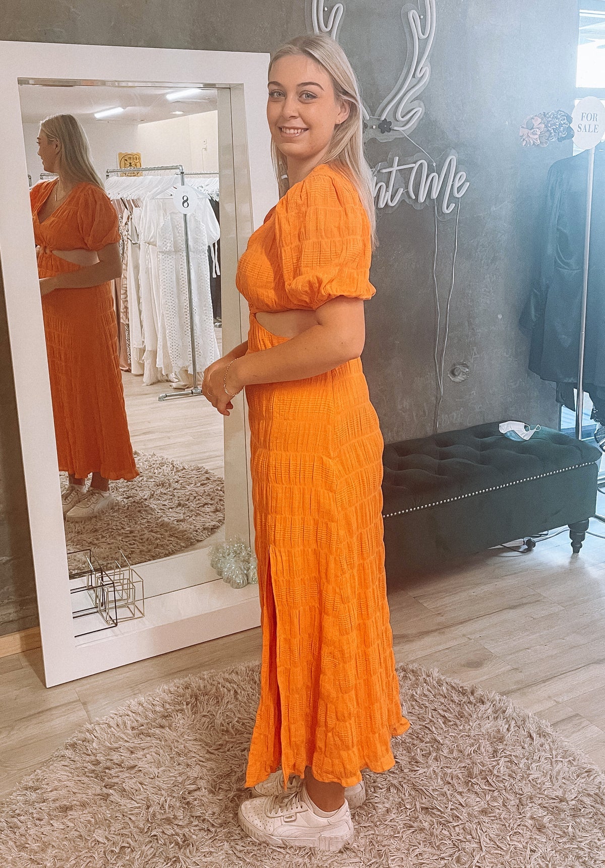 Breeze Dress - Tangerine Clothing Ivy + Jack 