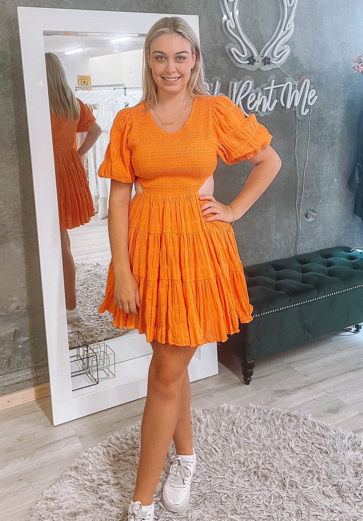 Hailey Dress - Tangerine Clothing Ivy + Jack 