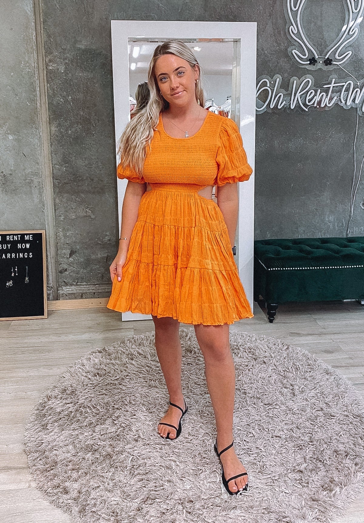 Hailey Dress - Tangerine Clothing Ivy + Jack 