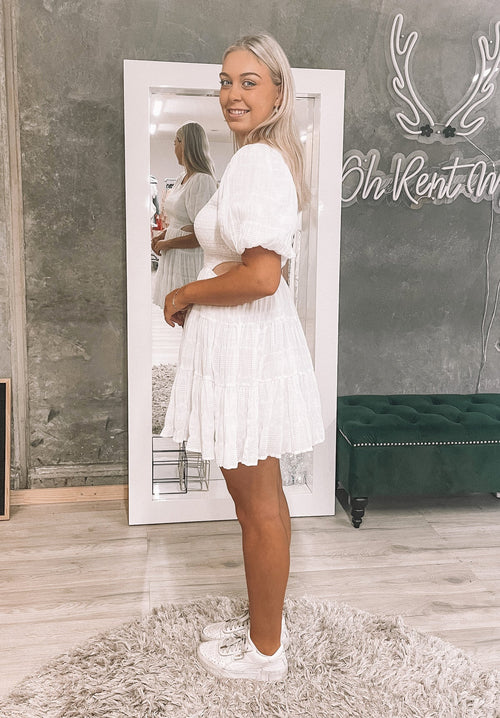 Hailey Dress - White Clothing Ivy + Jack 