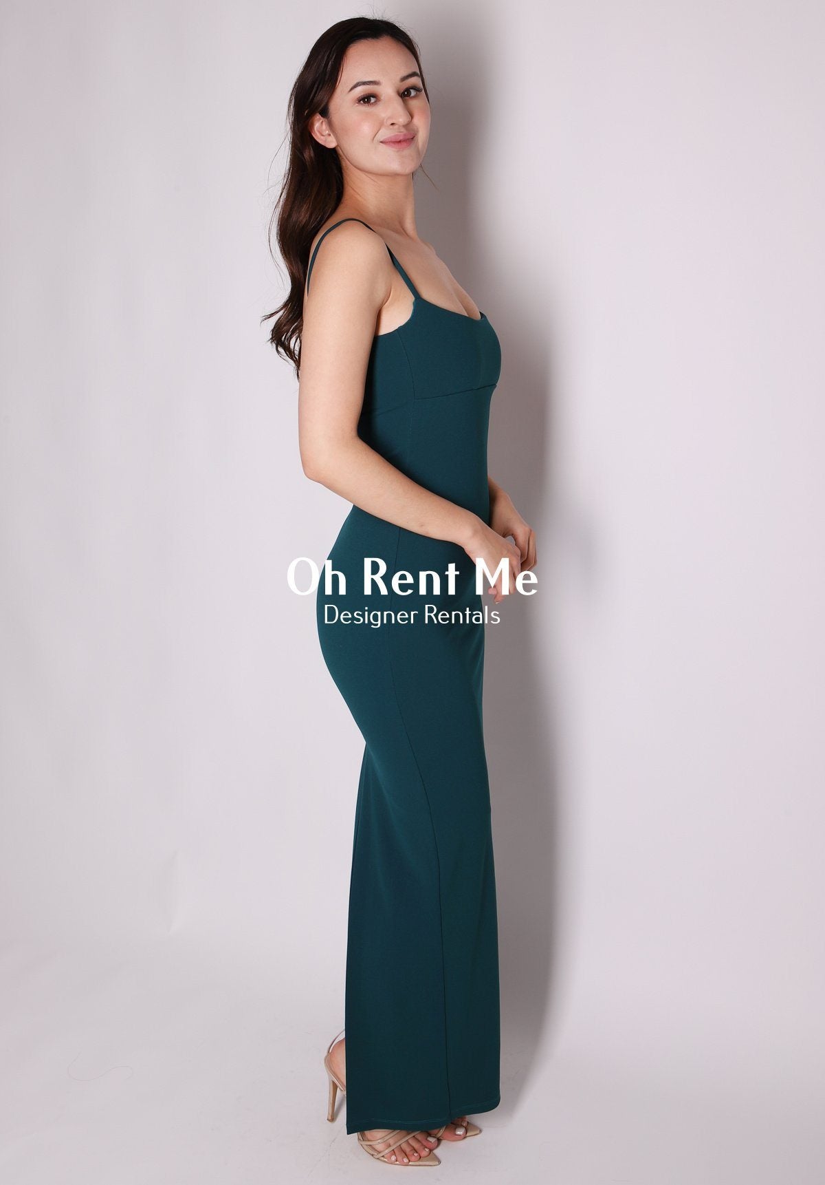 Bailey Gown - Teal Clothing Nookie 